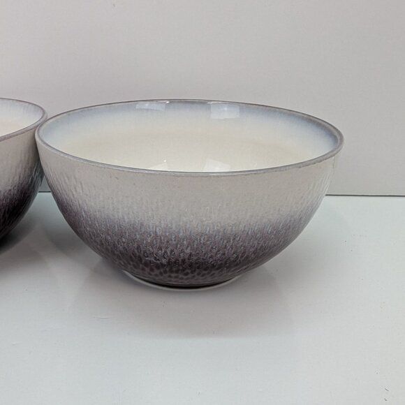 Pfaltzgraff Everyday Eclipse Plum Fruit Purple Textured Dessert Bowl Lot of 2 - Picture 3 of 7